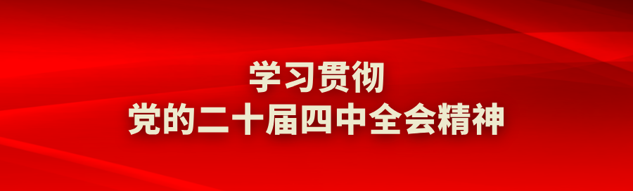 学习贯彻党的二十届四中全会精神